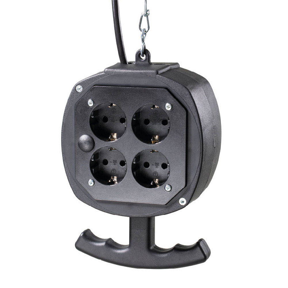 Steckdosenwürfel 5 Fach - Kompakter Adapter Ohne Kabel 4000W Max